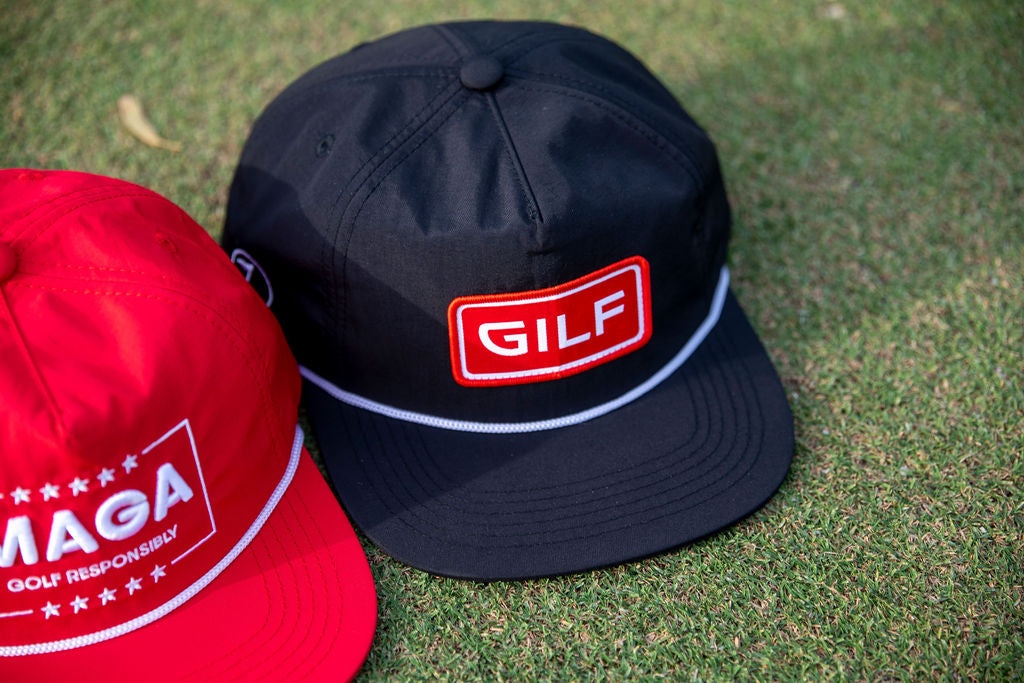 Hickory Apparel 'GILF' Rope Hat Black/Red