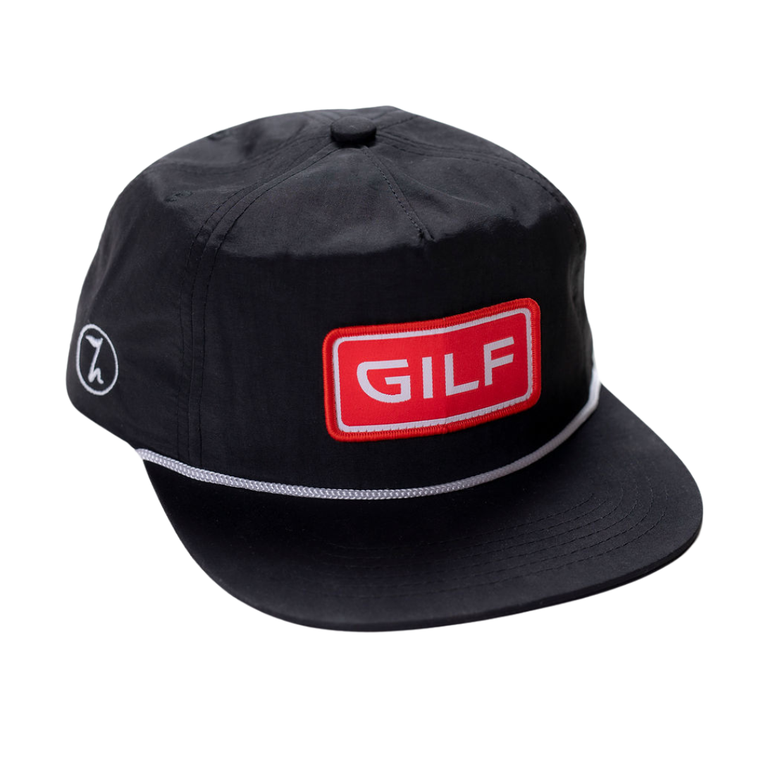 Hickory Apparel 'GILF' Rope Hat Black/Red