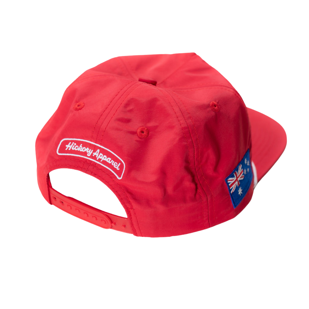 Hickory Apparel 'MAGA' Rope Hat Red/White