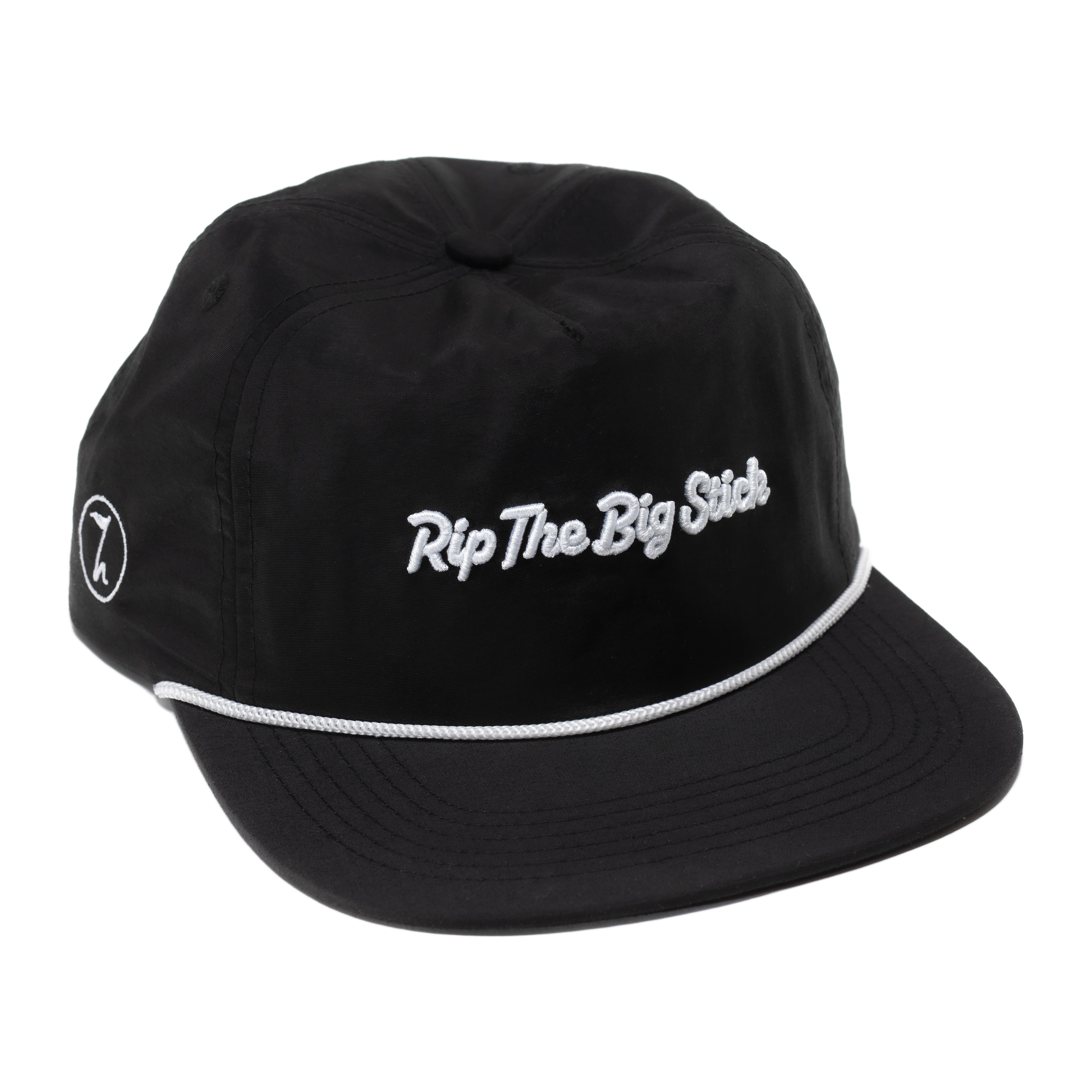 Hickory Apparel 'Rip The Big Stick' Rope Hat Black/White