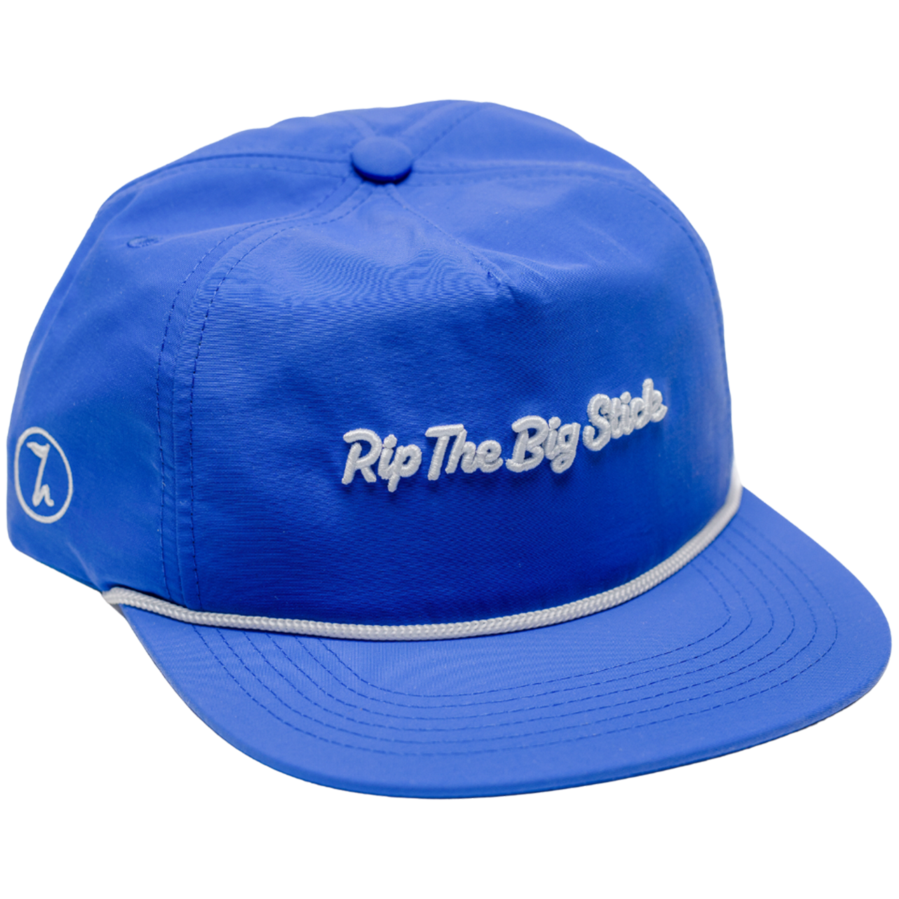 Hickory Apparel 'Rip The Big Stick' Rope Hat Blue/White